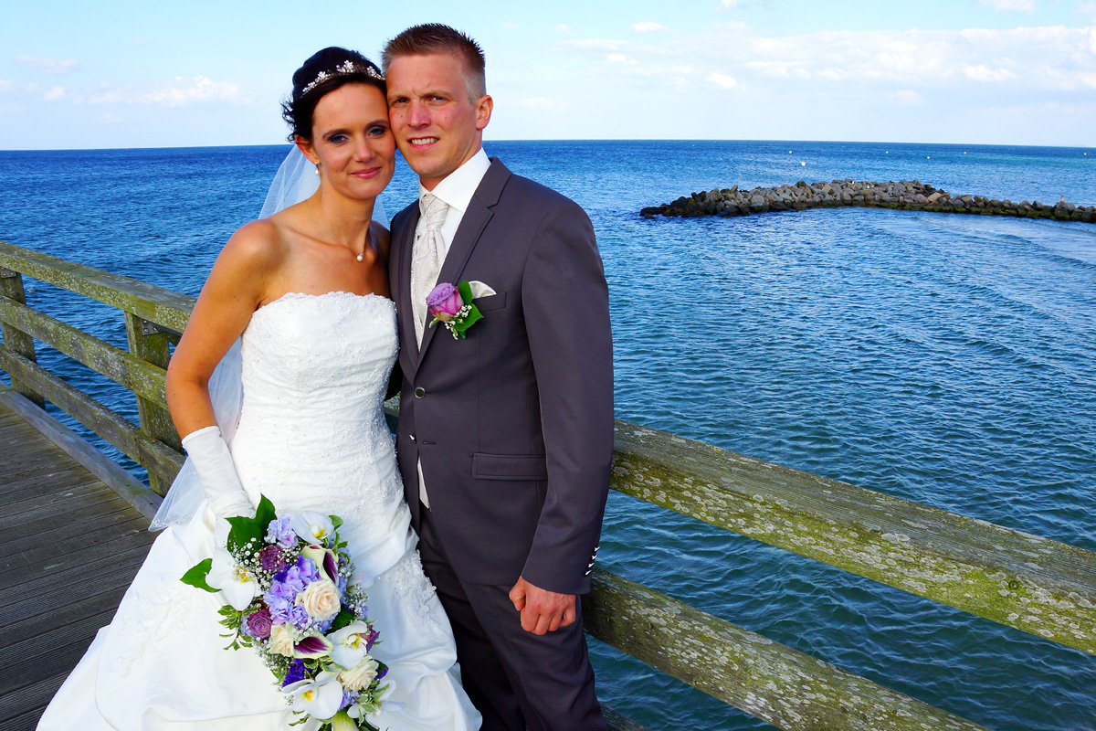 Hochzeit Yvonne & Nils auf der Seebrücke